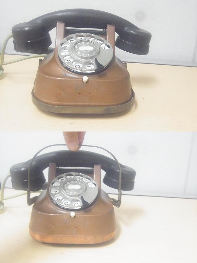１９５０年代　ベルギー製　RTT　５６B　小型で可愛い　電話機　アンティーク