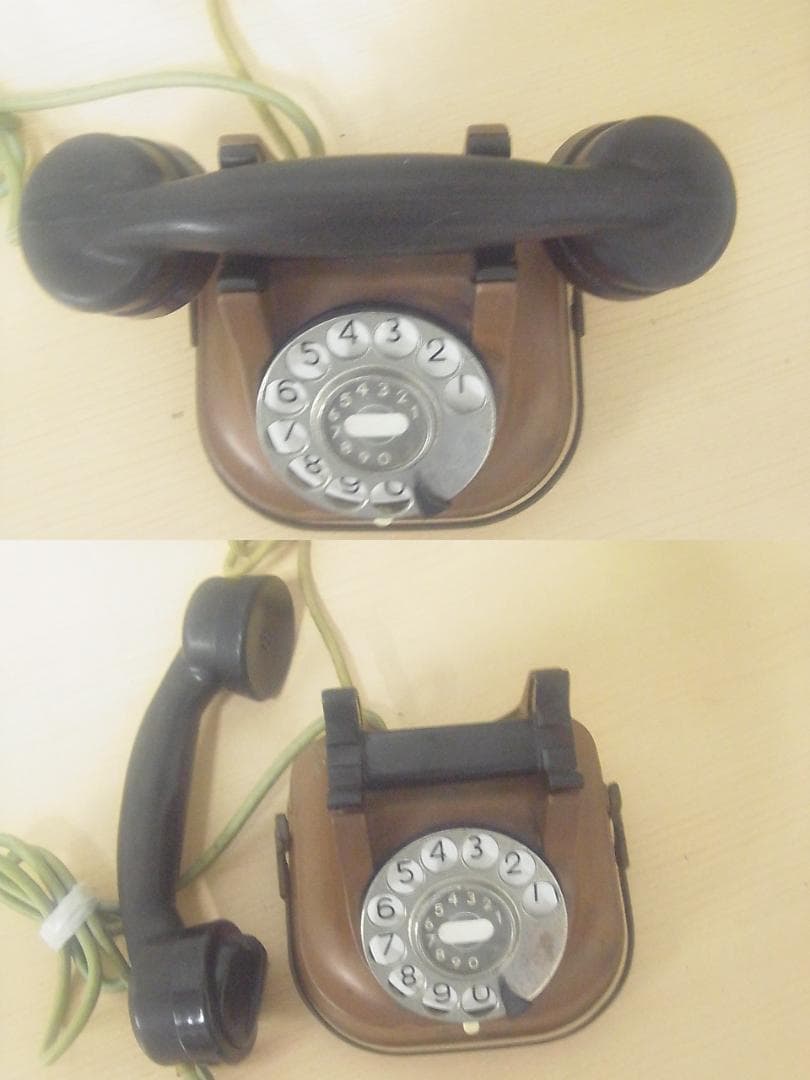１９５０年代　ベルギー製　RTT　５６B　小型で可愛い　電話機　アンティーク