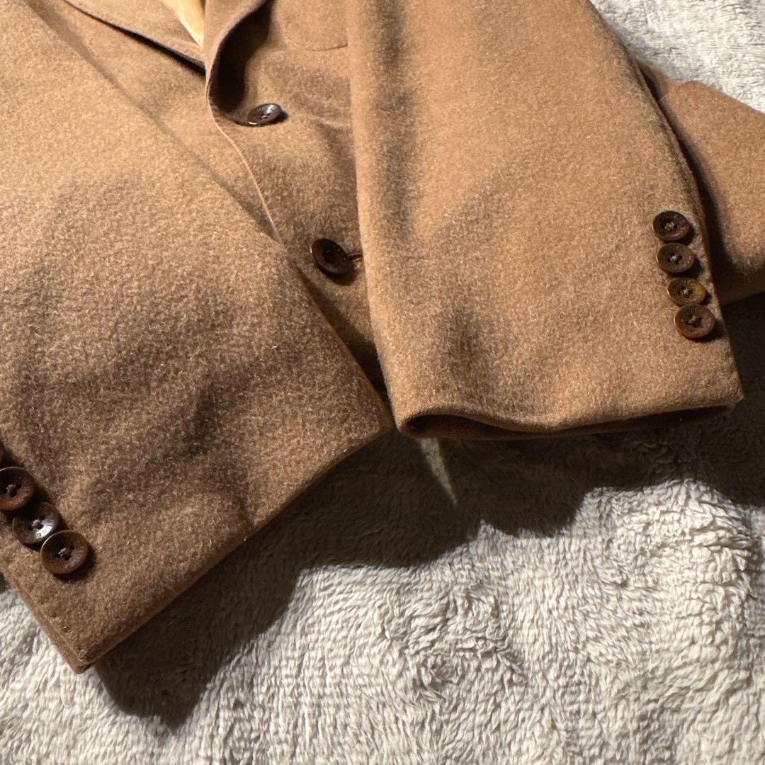 SCOTCHHOUSE カシミヤ100 テーラードジャケット Lサイズ　キャメル