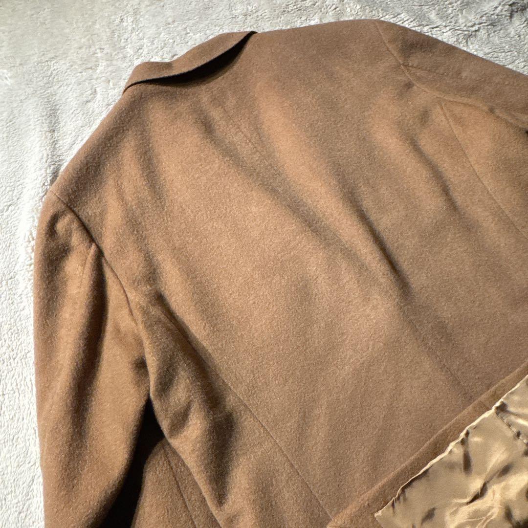 SCOTCHHOUSE カシミヤ100 テーラードジャケット Lサイズ　キャメル