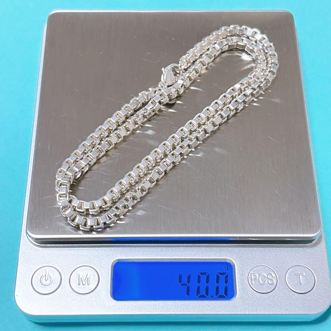 【美品】45.5cm TIffany ティファニー ベネチアンネックレス 925