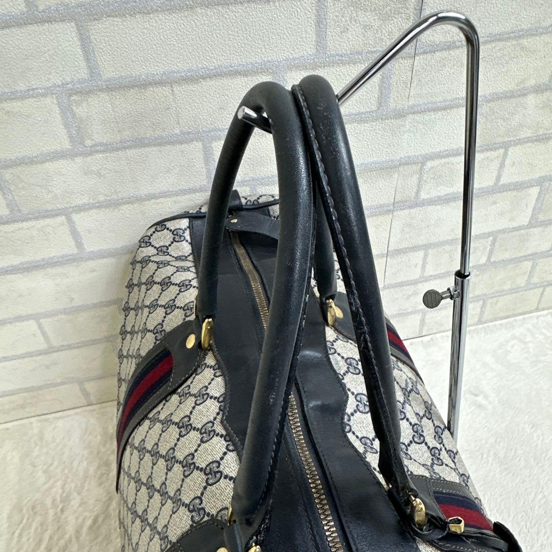 GUCCI グッチ ヴィンテージ ボストンバッグ GGスプリーム