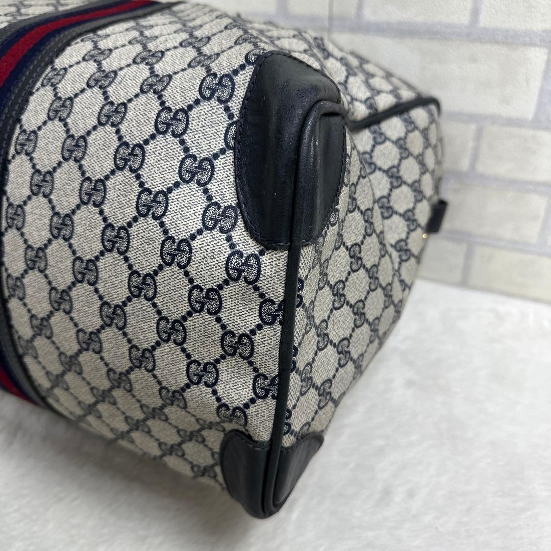 GUCCI グッチ ヴィンテージ ボストンバッグ GGスプリーム