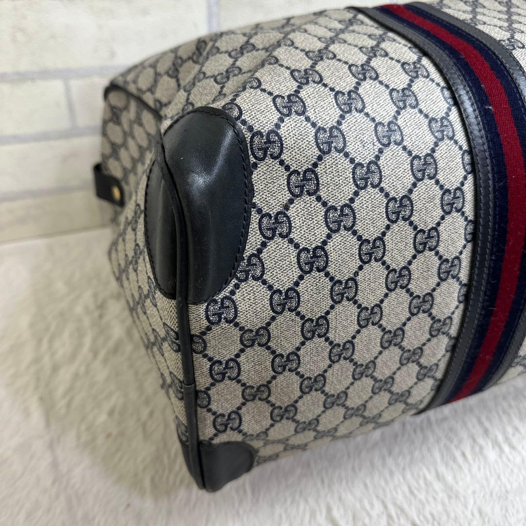 GUCCI グッチ ヴィンテージ ボストンバッグ GGスプリーム