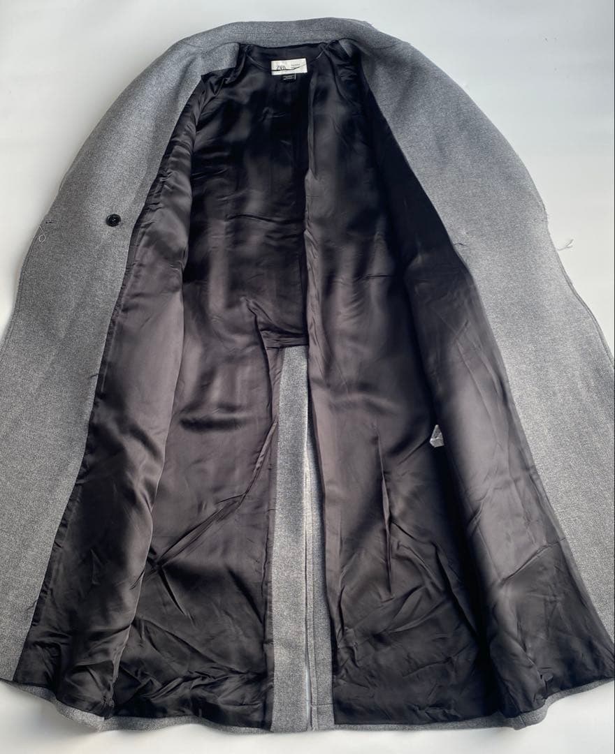 ZARA MAISON SPECIAL グレー ロング L チェスターコート