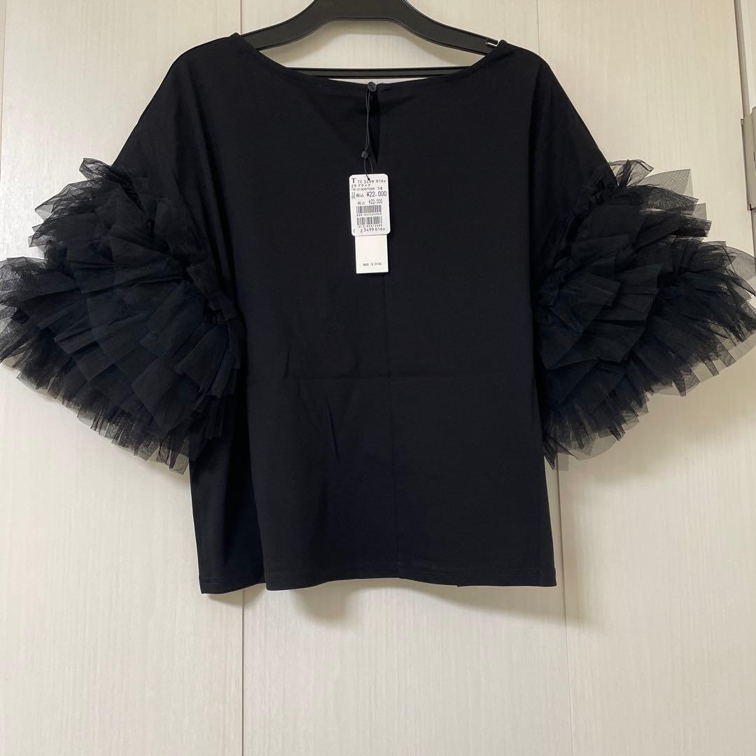 FENNEL 黒　トップス　フリル　スコットクラブ　ヤマダヤ