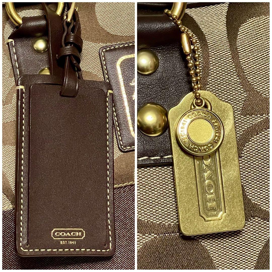 ✨極美品✨旅行 出張 COACH コーチ 2wayボストンバック F10392