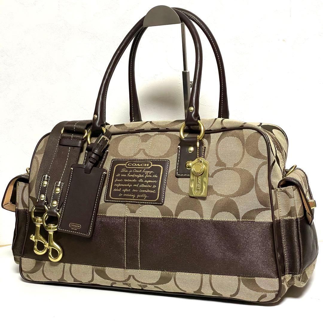 ✨極美品✨旅行 出張 COACH コーチ 2wayボストンバック F10392