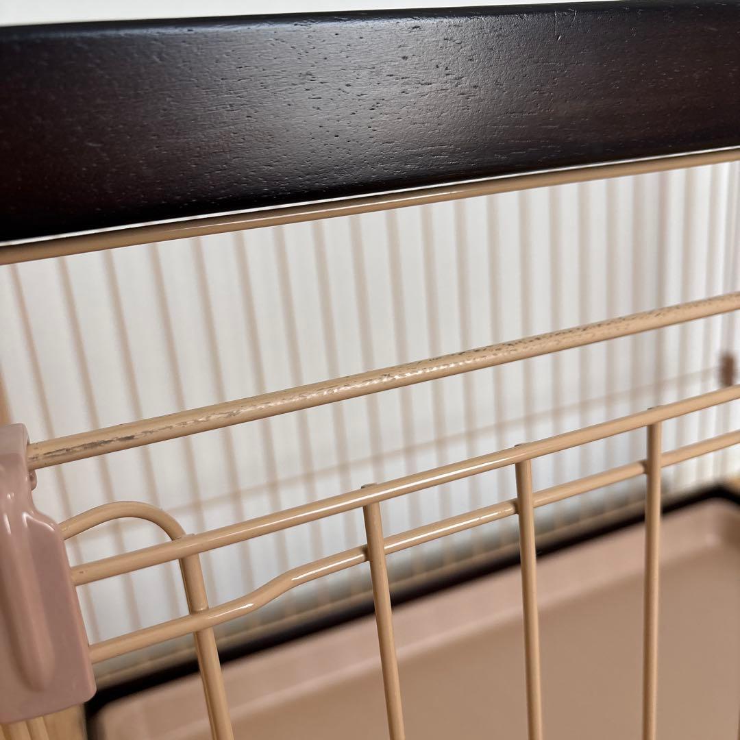 リッチェル 木製お掃除簡単サークル 90×60 / ブラウン