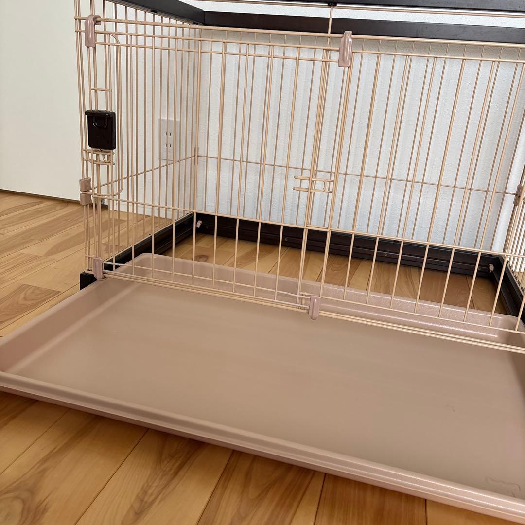 リッチェル 木製お掃除簡単サークル 90×60 / ブラウン