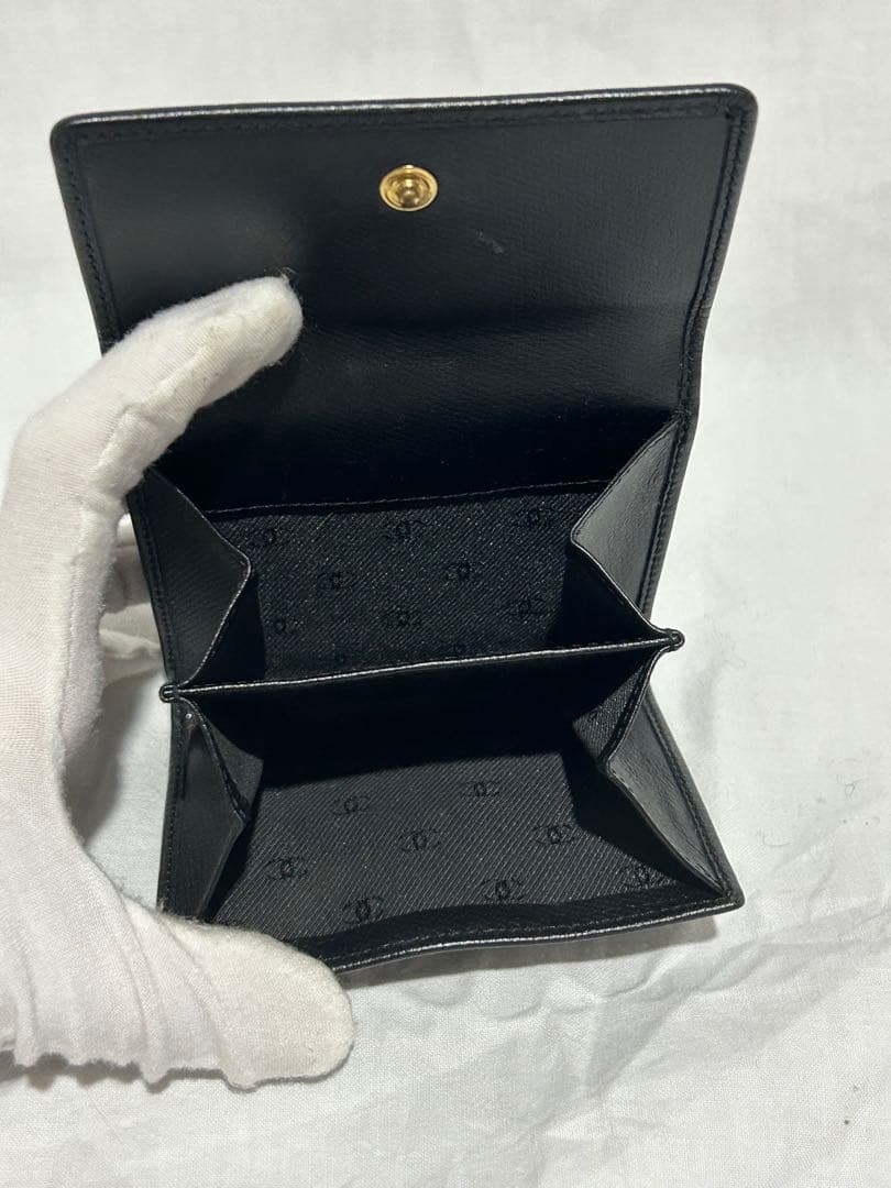 CHANEL ココボタン 三つ折り財布