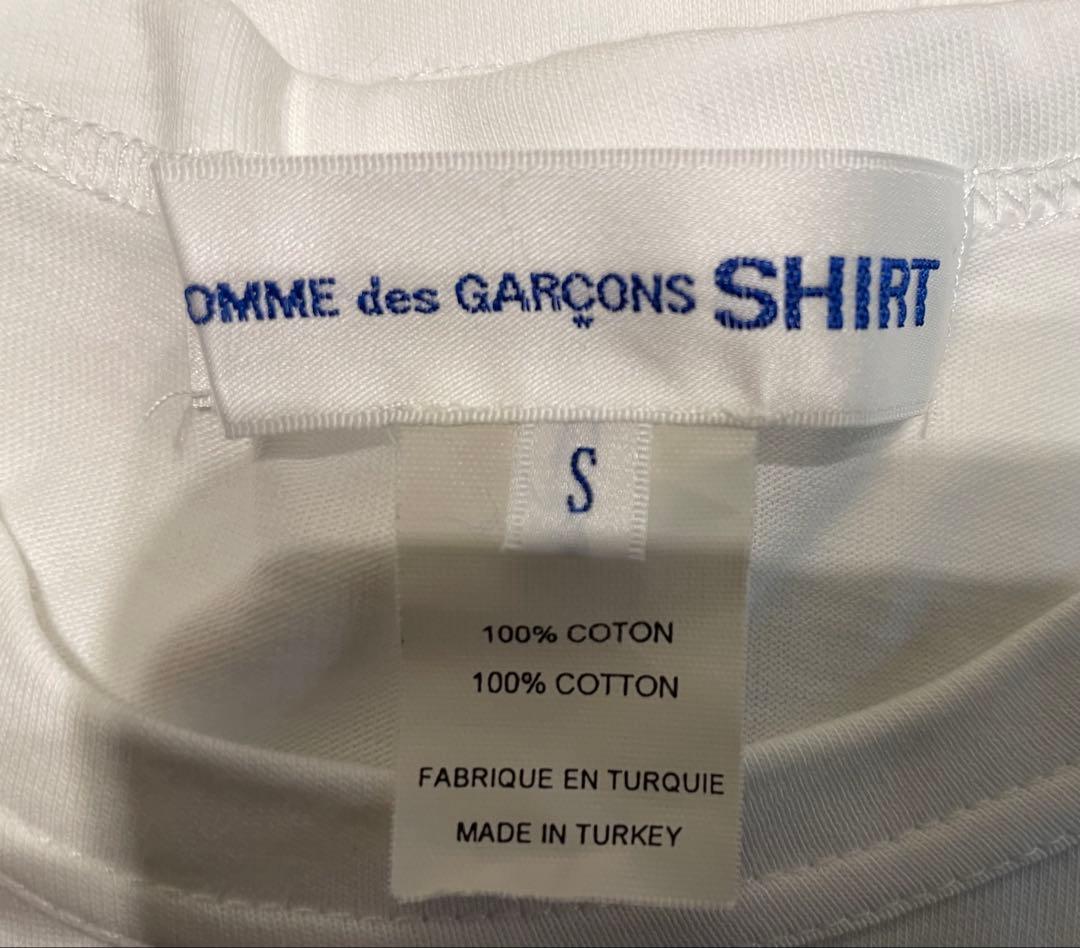 COMME des GARÇONS SHIRT ホワイト Tシャツ S