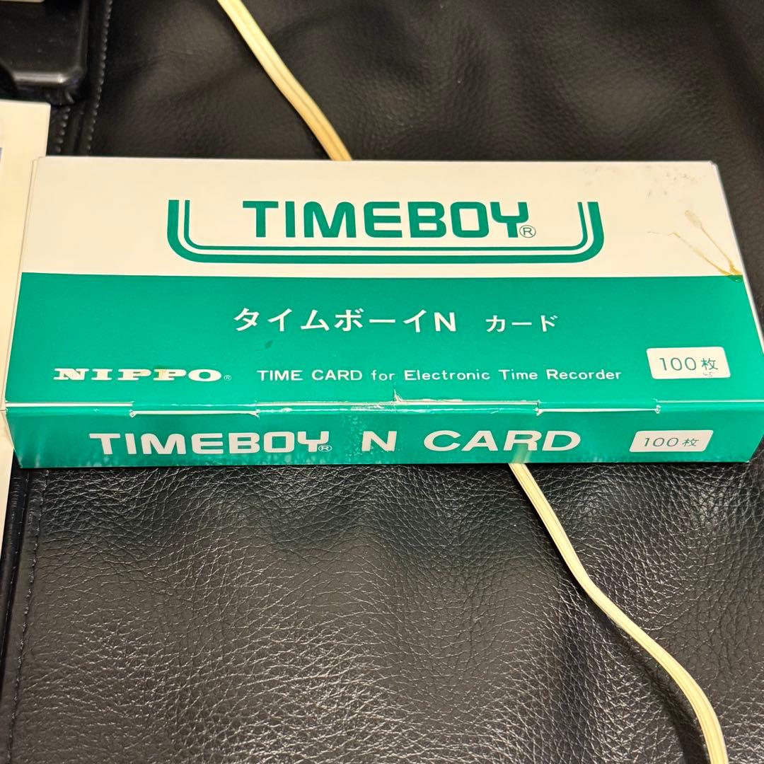 NIPEO TIMEBOY 8 タイムレコーダー　ニッポー電子　タイムボーイ8