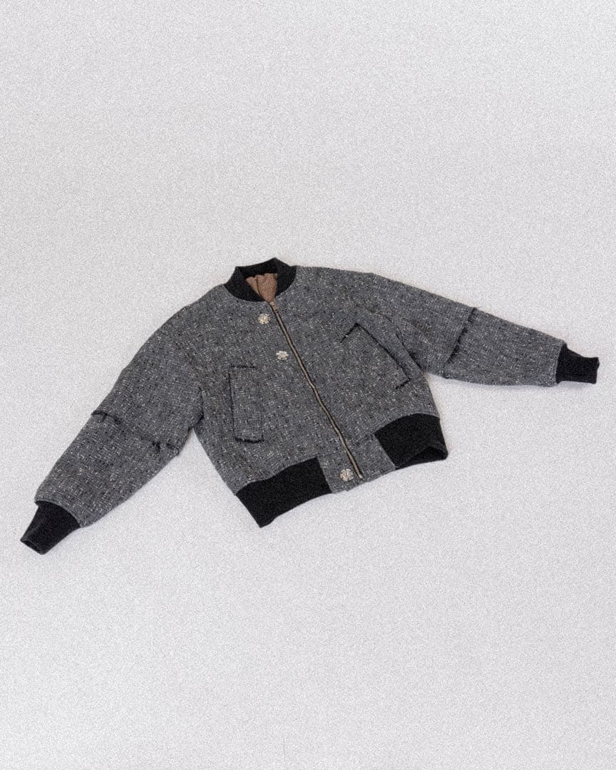 【専用】OUAT MIXED GRAY  BOMBER