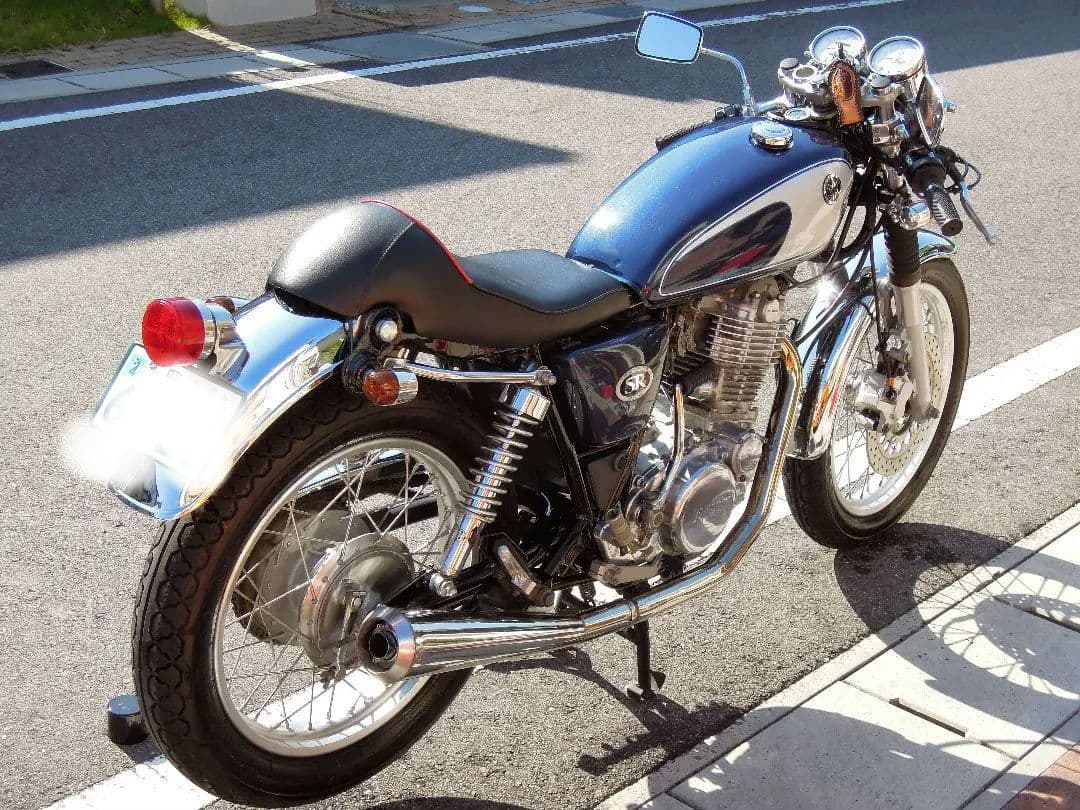 SR400 POSH OFFICIAL カフェ・ファイブシート タンクカバー用