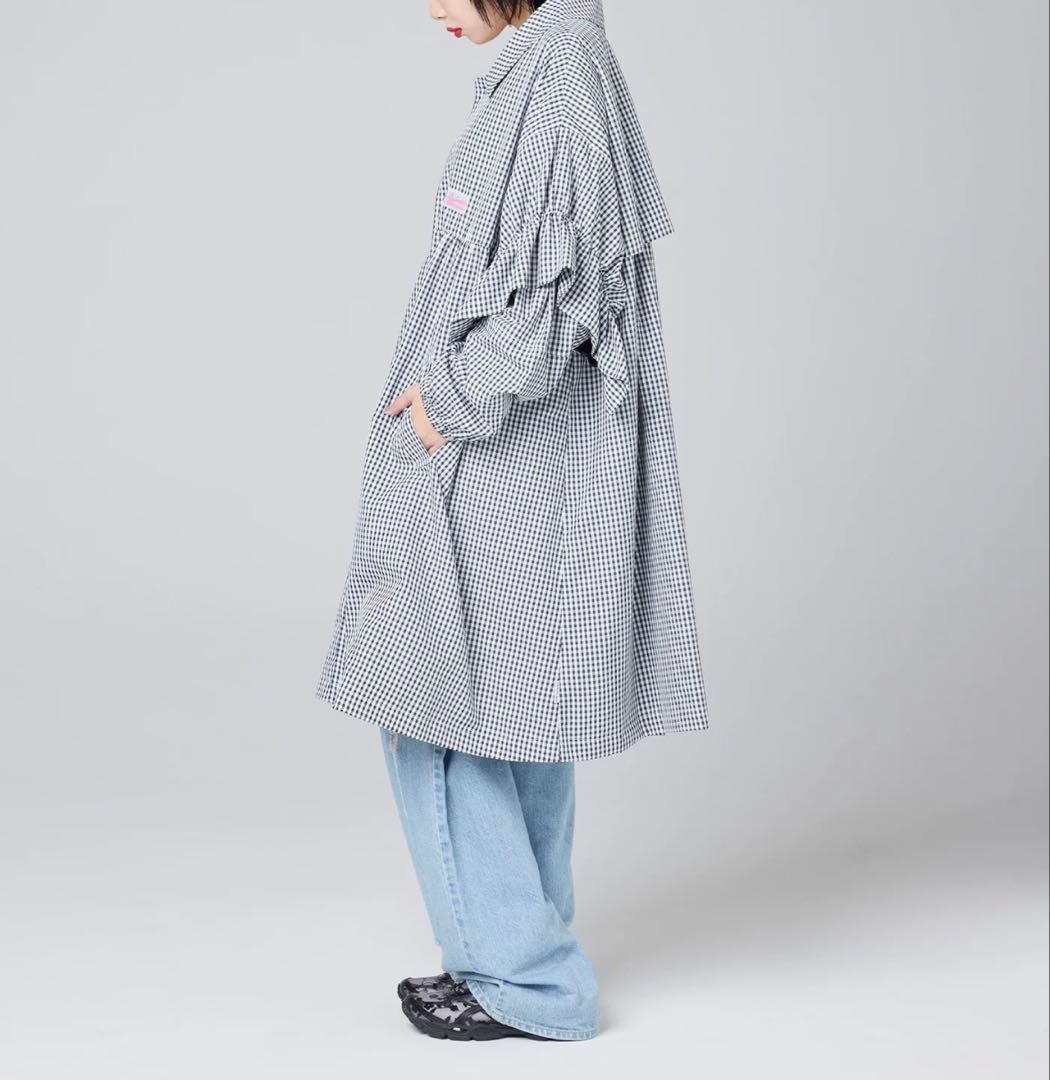 リトルサニーバイト今期SS checker long jacket Sサイズ