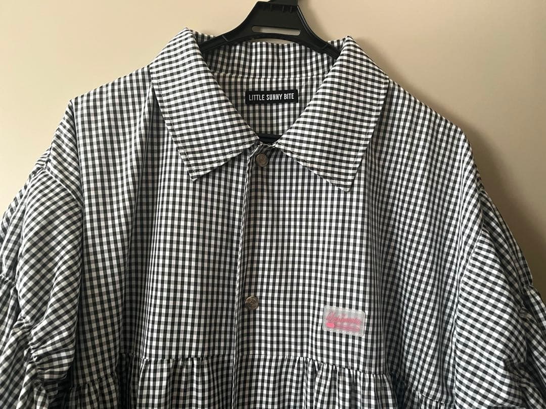 リトルサニーバイト今期SS checker long jacket Sサイズ