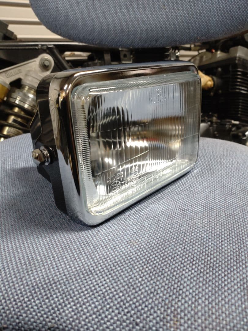 角型 ヘッドライト 角目 クリア LED H4
