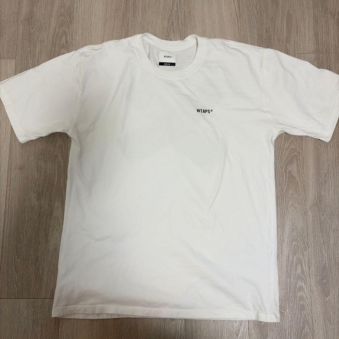 WTAPS ホワイト Tシャツ サイズ X 02