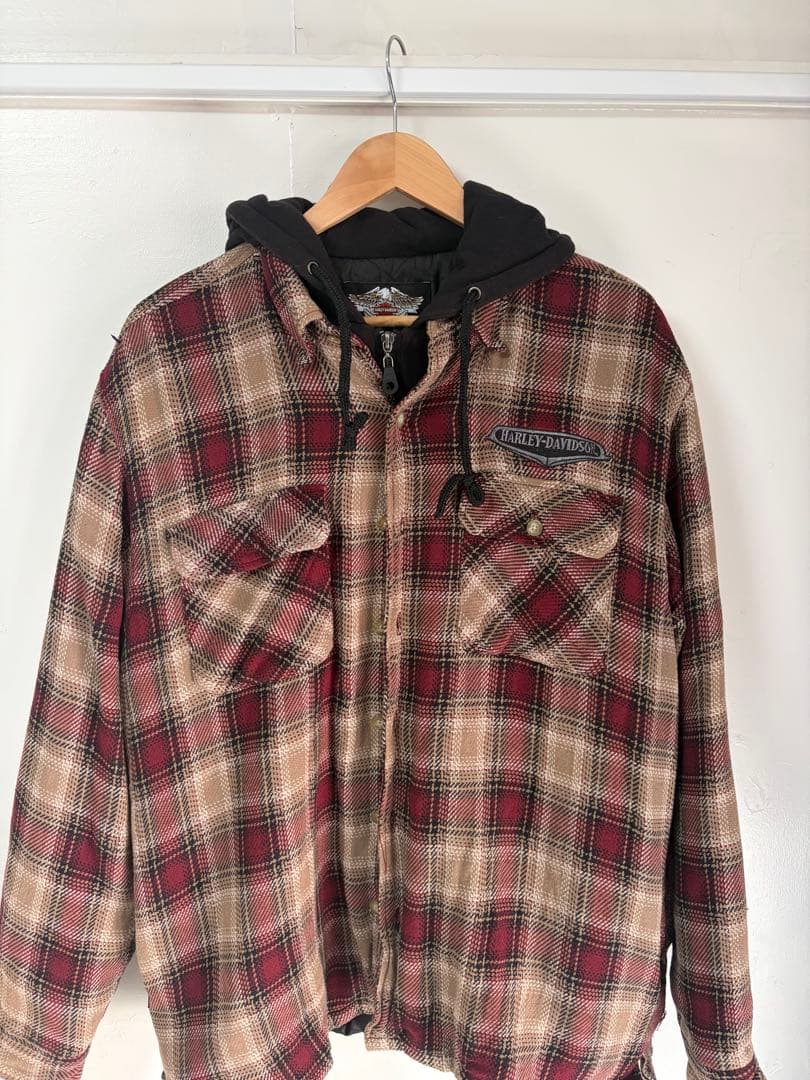 Harley Davidson チェック柄ジャケット ストリート 古着