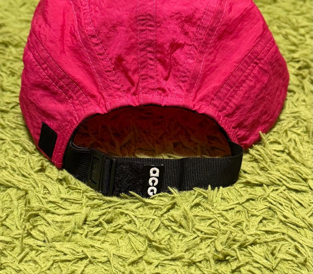 【廃盤】 nike acg テイルウィンド キャップ ピンク 蛍光 レア cap