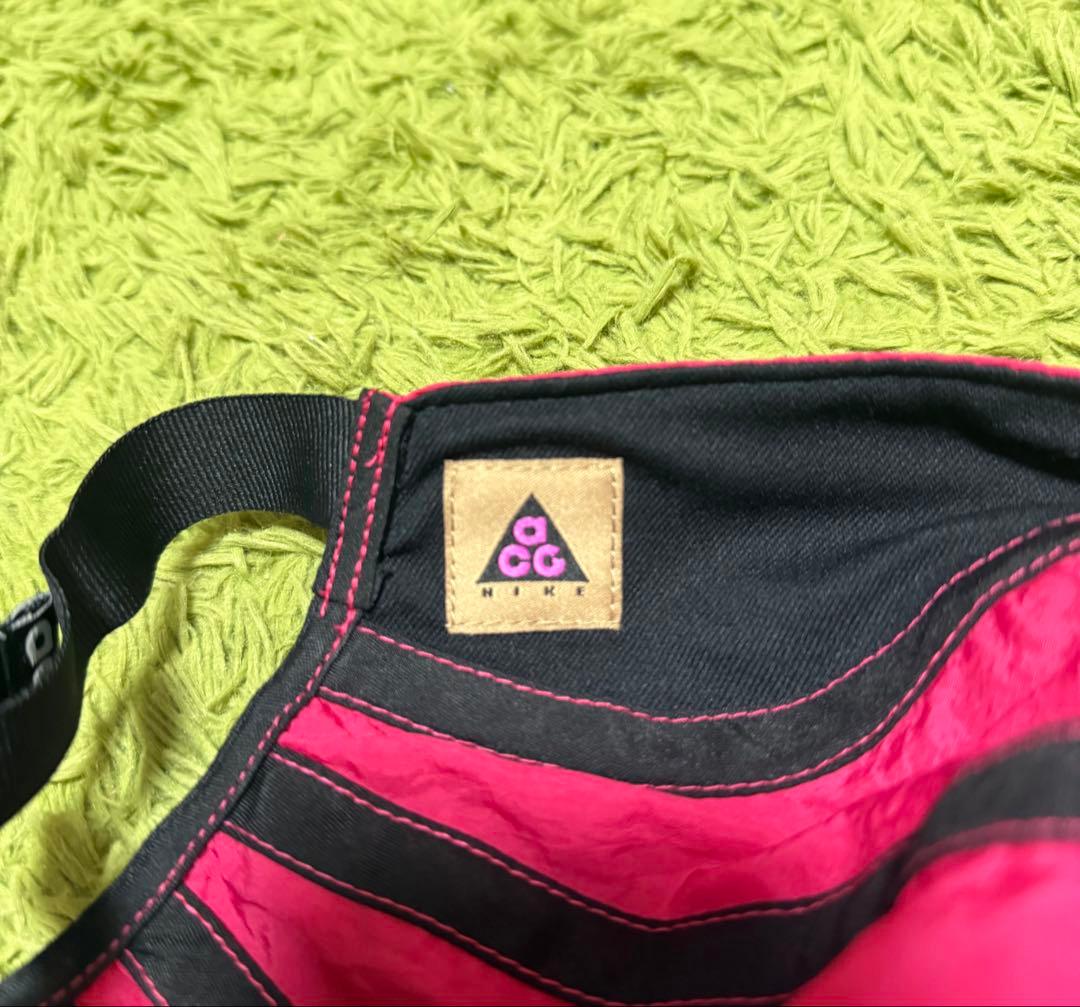 【廃盤】 nike acg テイルウィンド キャップ ピンク 蛍光 レア cap