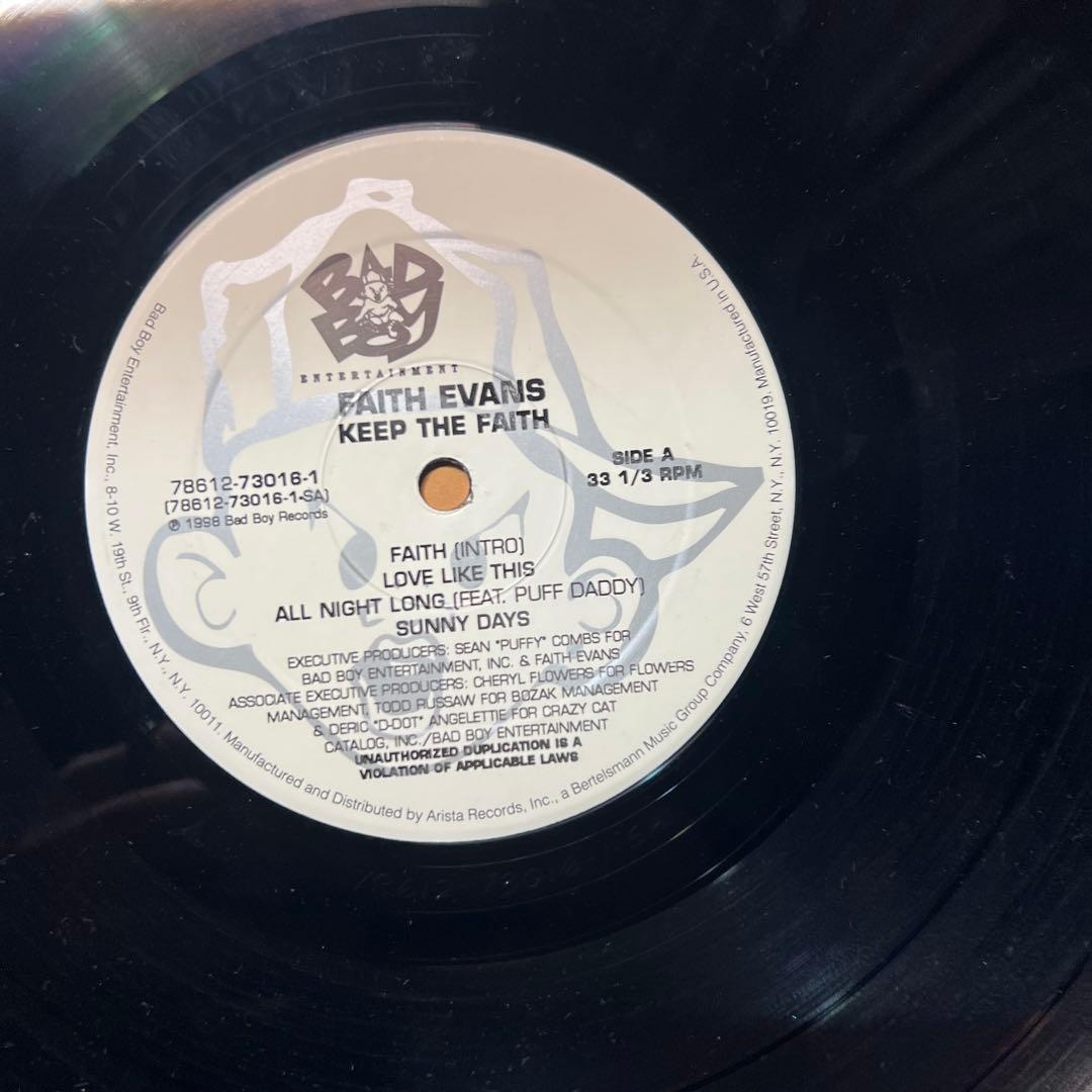 Faith Evans Keep The Faith レコード　LP 2枚組