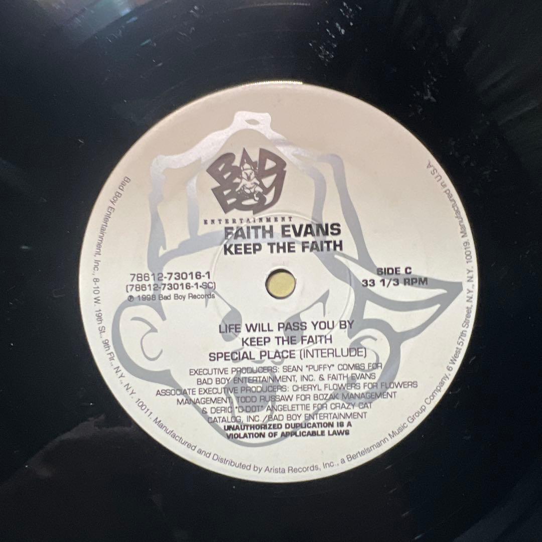 Faith Evans Keep The Faith レコード　LP 2枚組