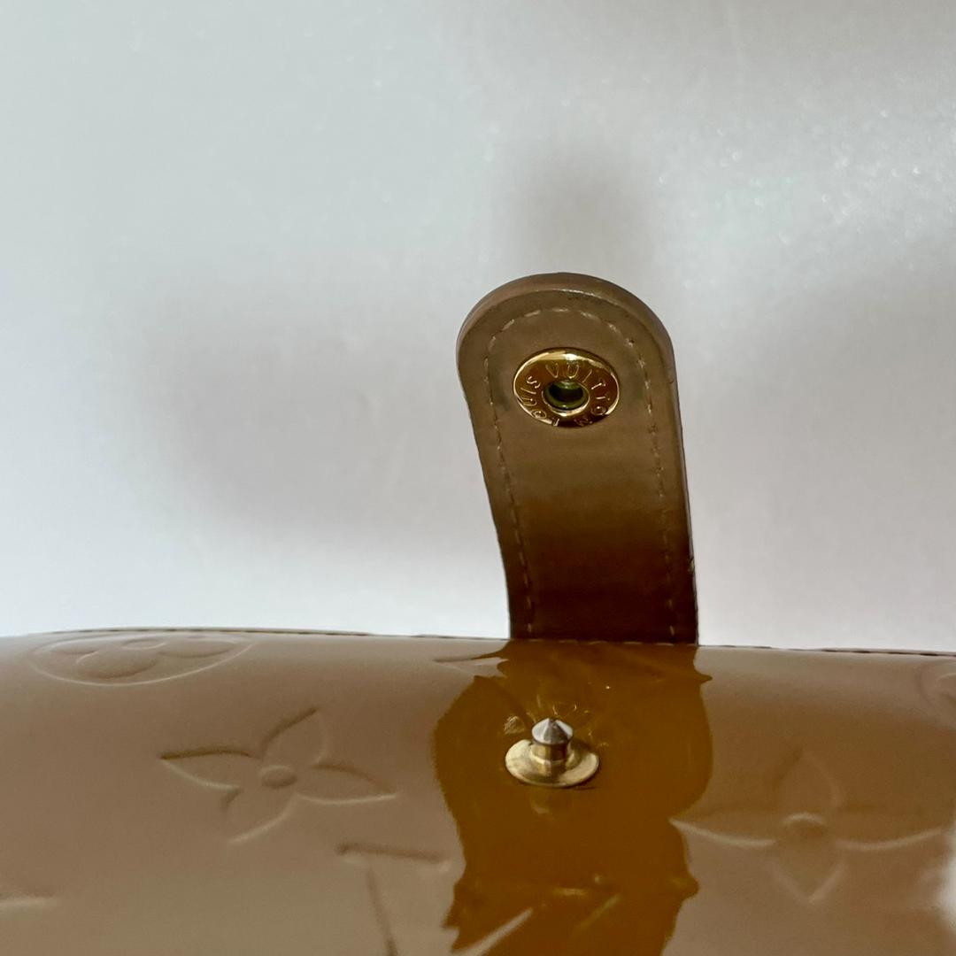 Louis Vuitton ヴィトン ヴェルニ ポルトフォイユ ヴィエノワ 茶系
