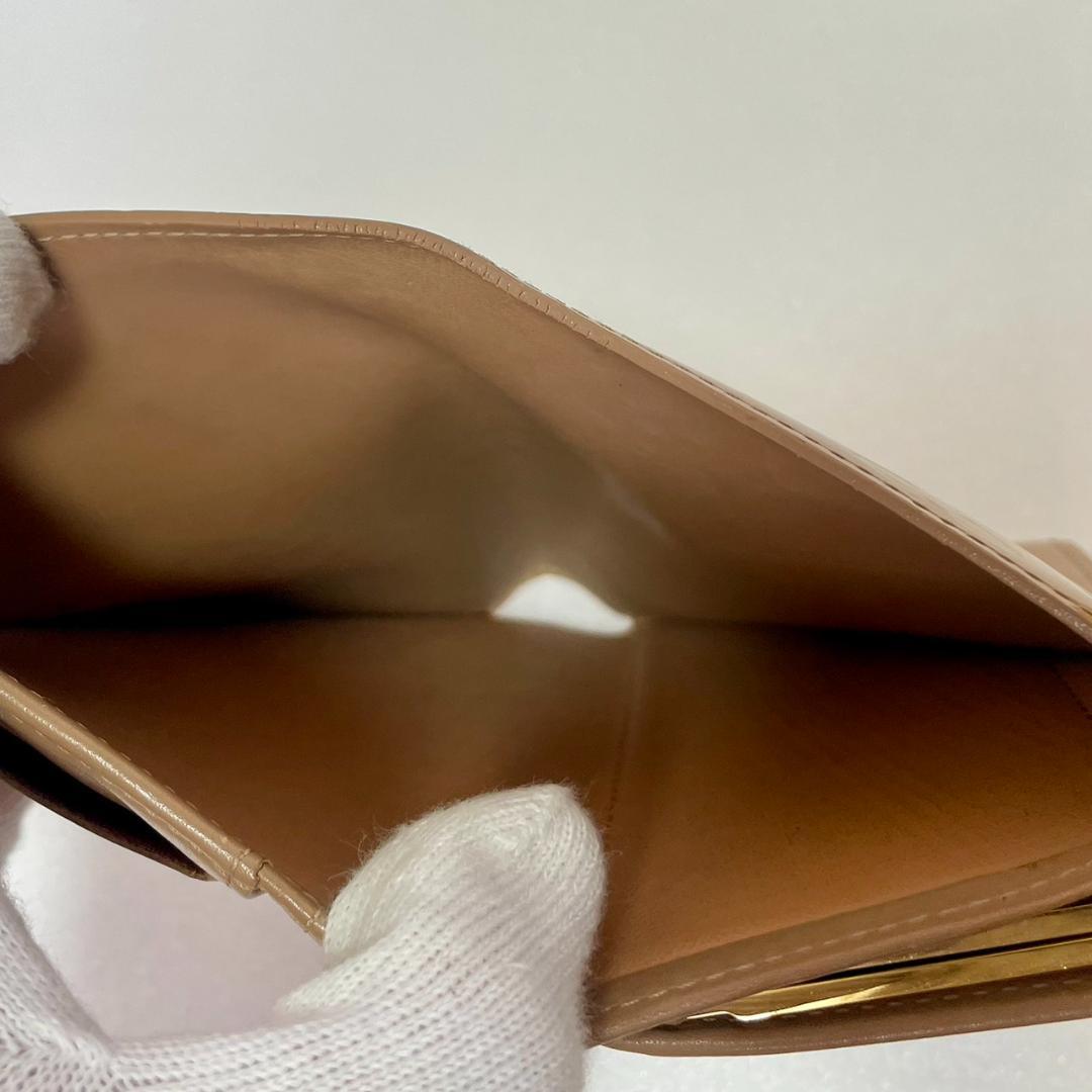 Louis Vuitton ヴィトン ヴェルニ ポルトフォイユ ヴィエノワ 茶系
