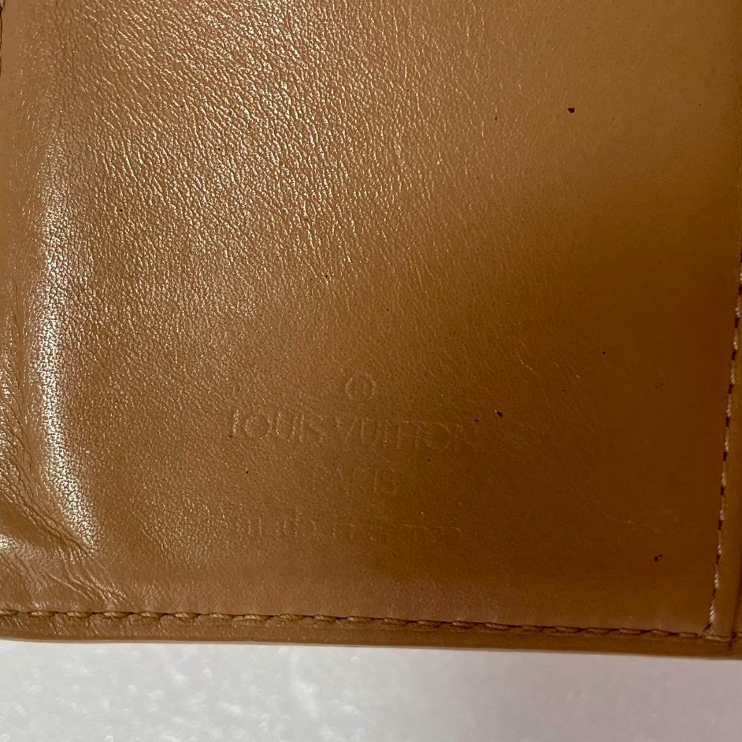 Louis Vuitton ヴィトン ヴェルニ ポルトフォイユ ヴィエノワ 茶系