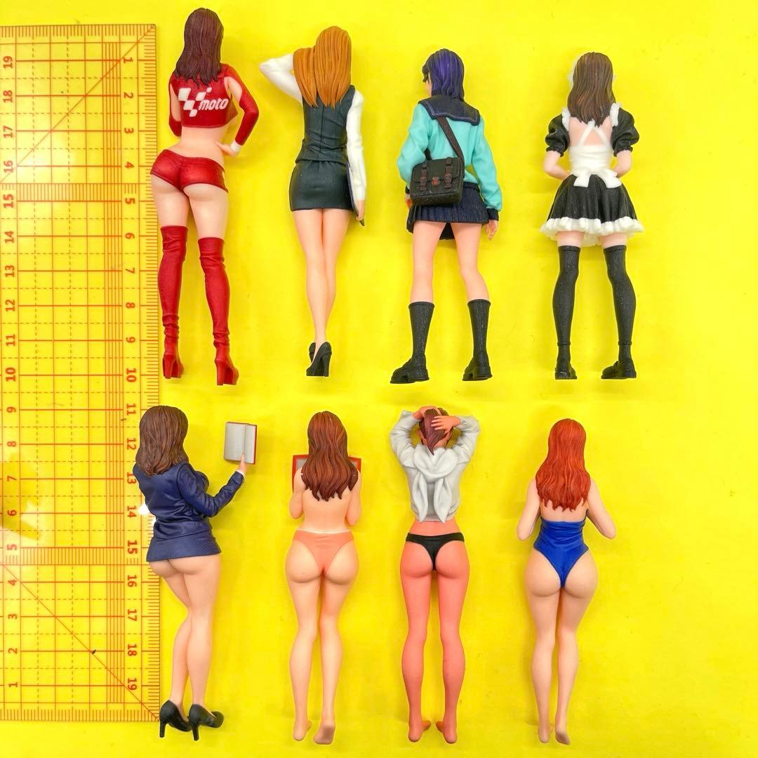 1/18 オーシャンコスモス　フィギュア8体　完成品　1/64より大　ミニカーに