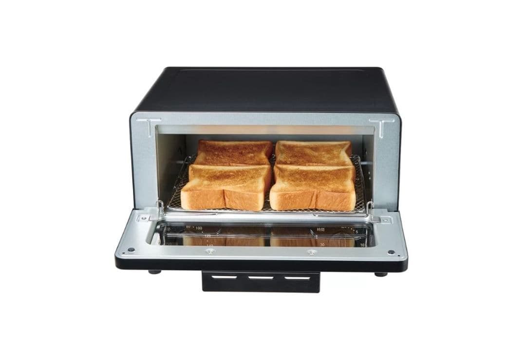 リファビッシュ品☆アクア　オーブントースター4枚焼き遠赤外線ヒーター黒CS14T