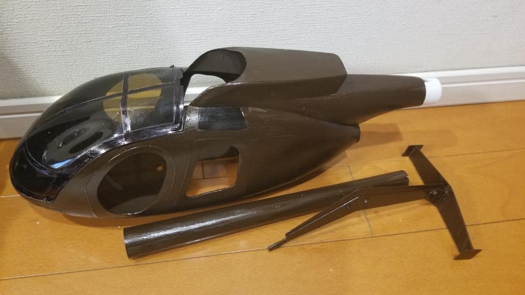 電動ラジコンヘリ　京商製EPコンセプト・ ヒューズ500ボディ付き