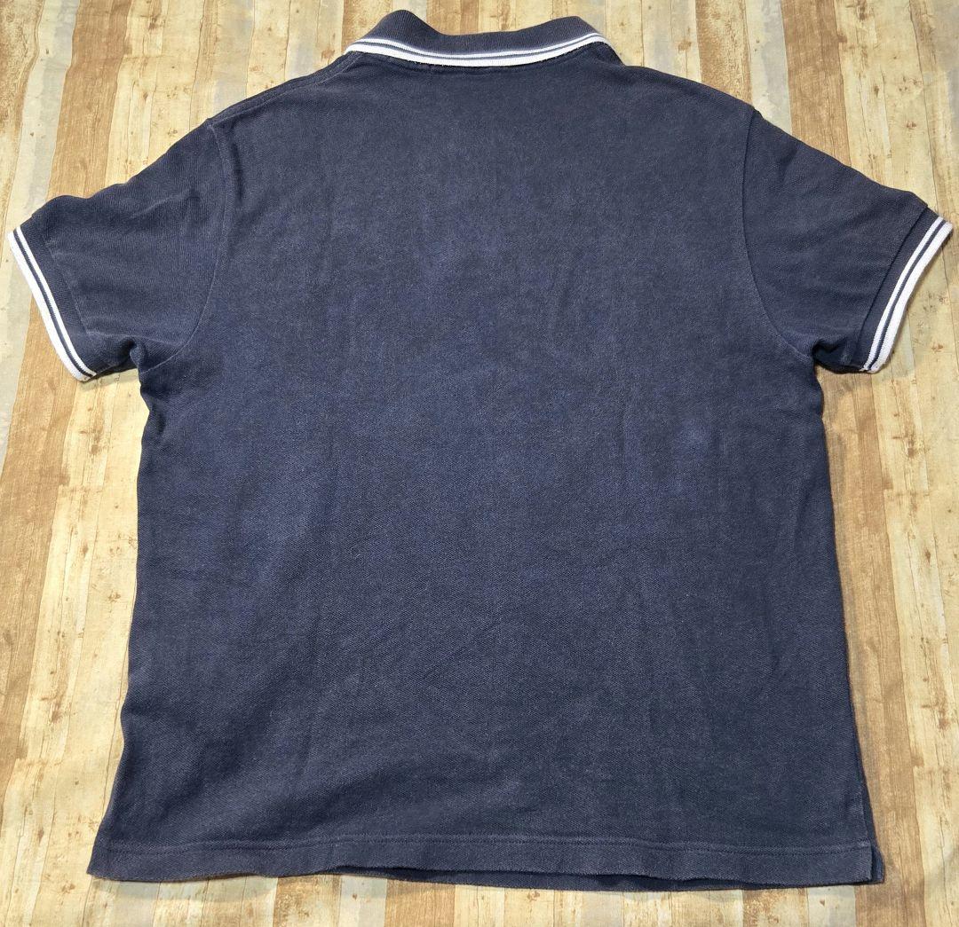 モンクレール　MONCLER ネイビー　ポロシャツ L　フェード フランス