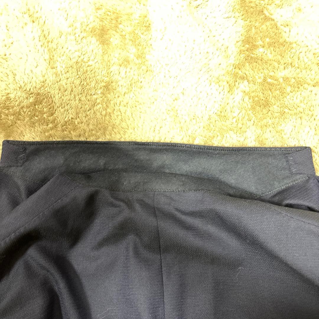 【美品】BEAMS F 段返し3つボタン ウール ポップサック 紺 44 8R