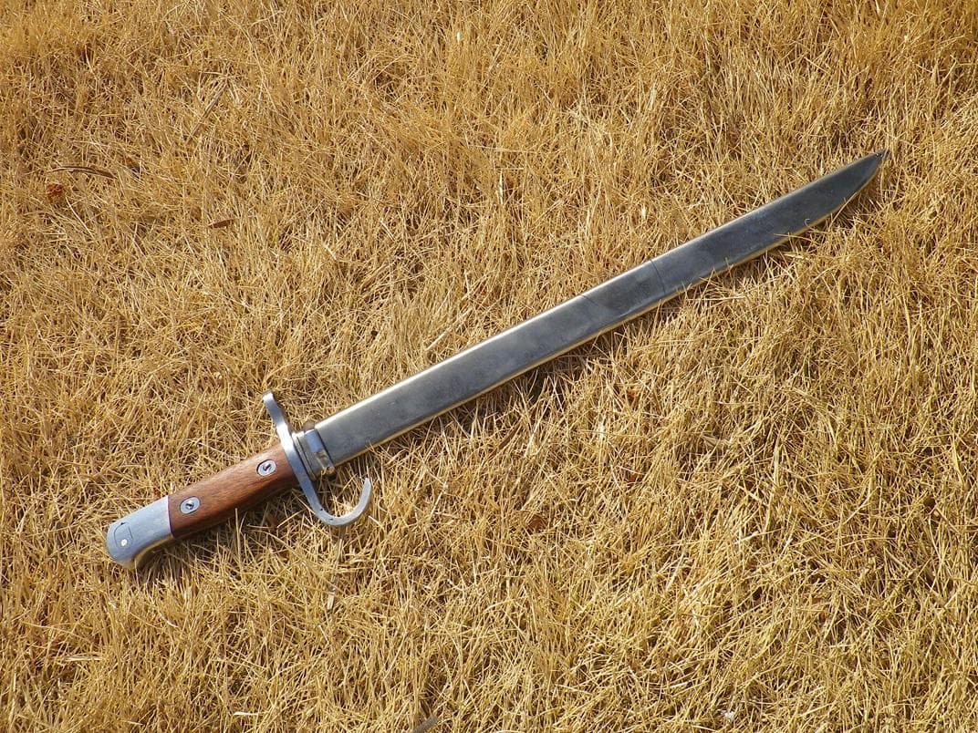 た*と様 三十年式銃剣　レプリカ　複製品　チタン製