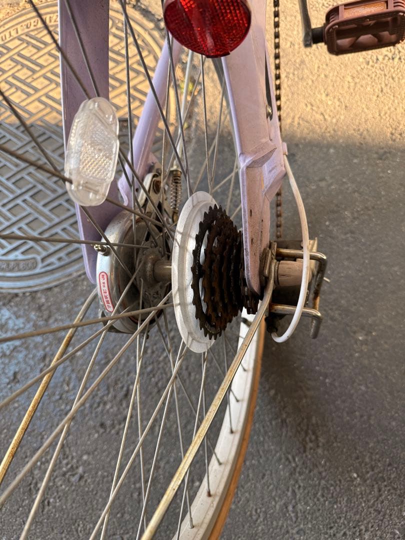 MAHALOジュニア　22インチ　パープル　自転車
