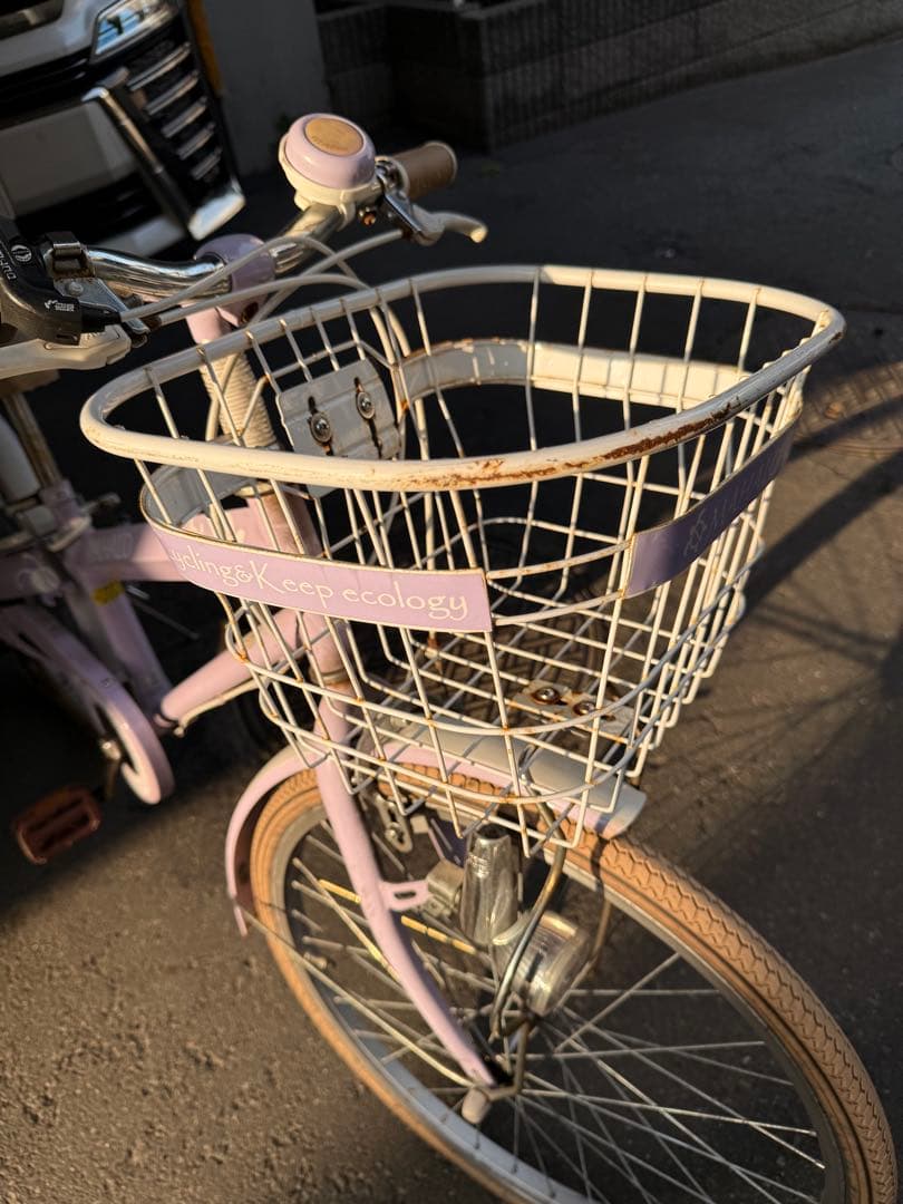 MAHALOジュニア　22インチ　パープル　自転車