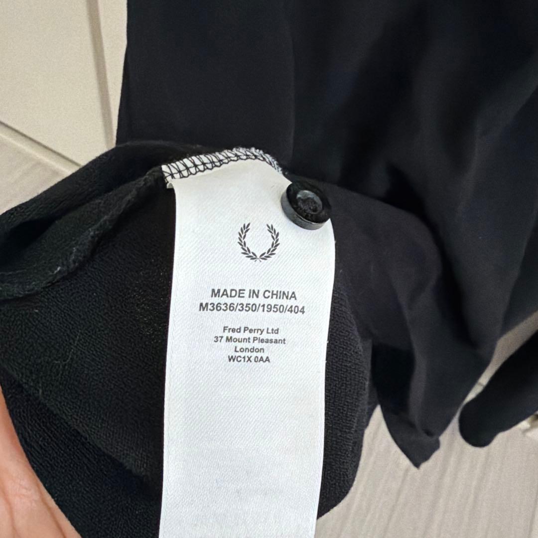 【Fred Perry】【即購入⭕️】ポロシャツ　ブラック　長袖
