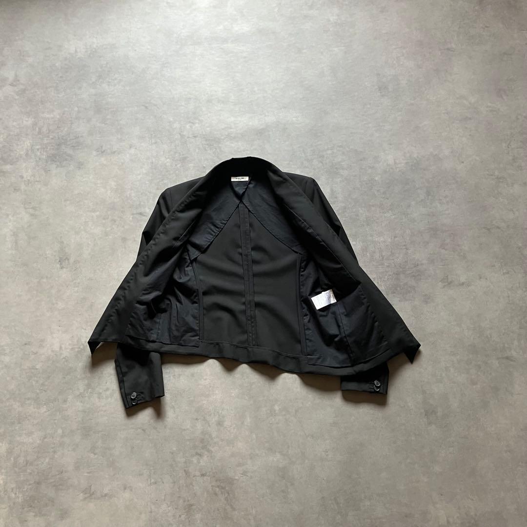 ジャケット・アウター 00s HELMUT LANG asymmetry wool jacket