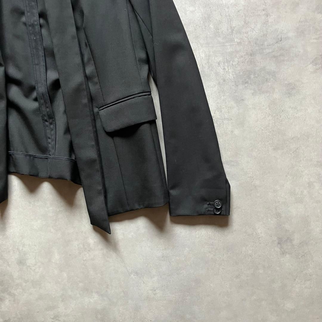 ジャケット・アウター 00s HELMUT LANG asymmetry wool jacket