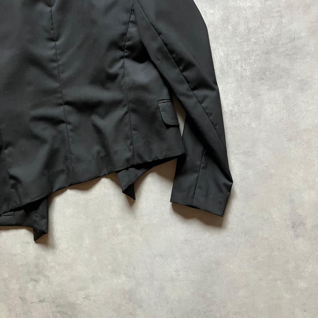 ジャケット・アウター 00s HELMUT LANG asymmetry wool jacket