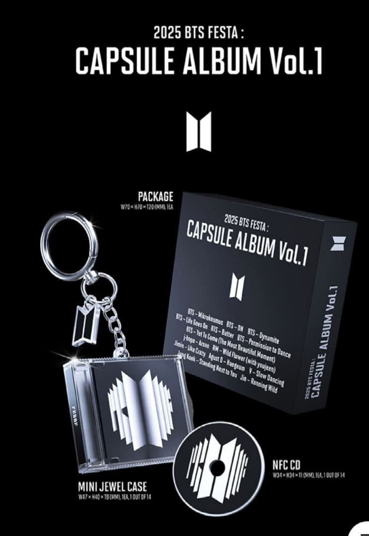 【完売品】BTS FESTA 2025 CAPSULE album Jimin