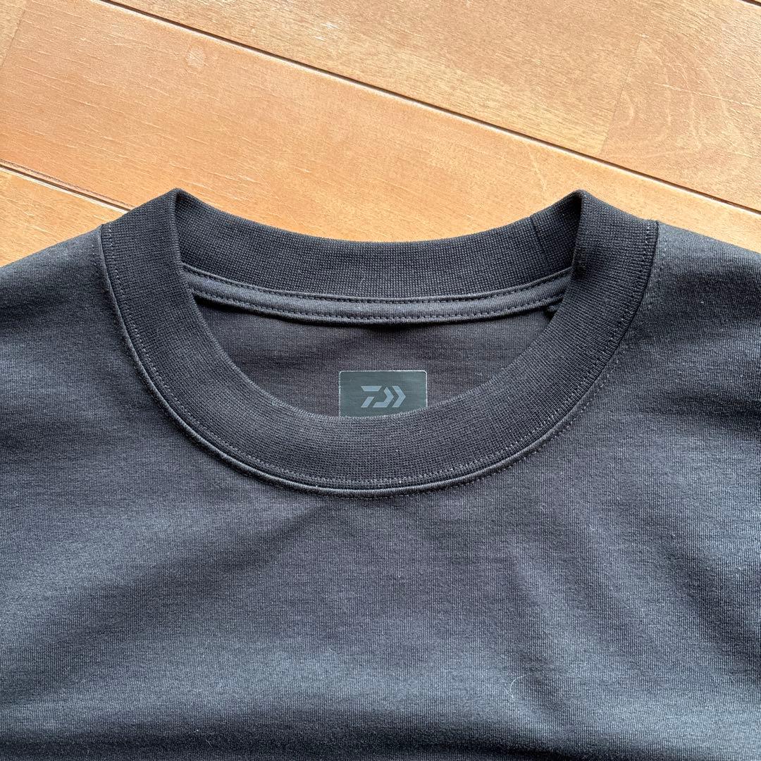 美品　DAIWA PIER39 テックTシャツ M ブラックオーバーサイズ
