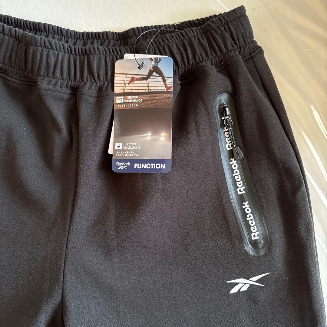 Reebok リーボック ジャージ　パンツ　Mサイズ　新品　ブラック