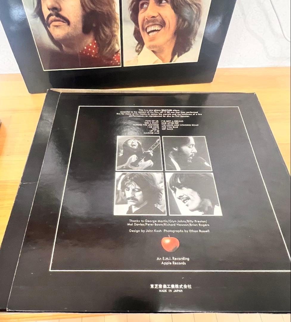 The Beatlesレコード let it be BOXセット写真集付