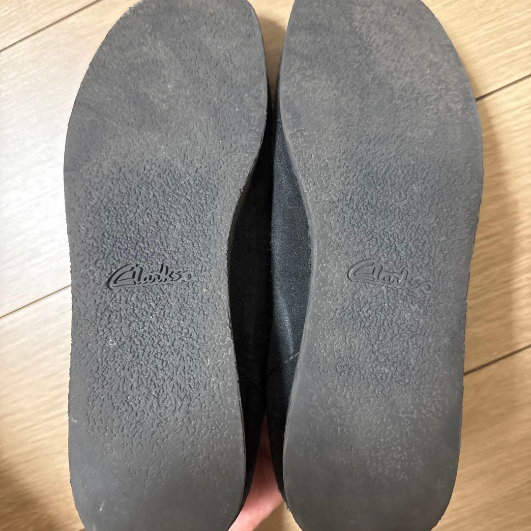 Clarks Wallabees ブラック モカシン
