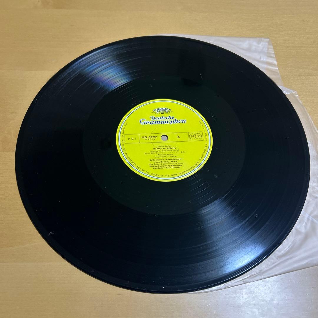 廃盤LP 小澤征爾さん直筆サイン入り　ベルリオーズ「ロメオとジュリエット」2LP