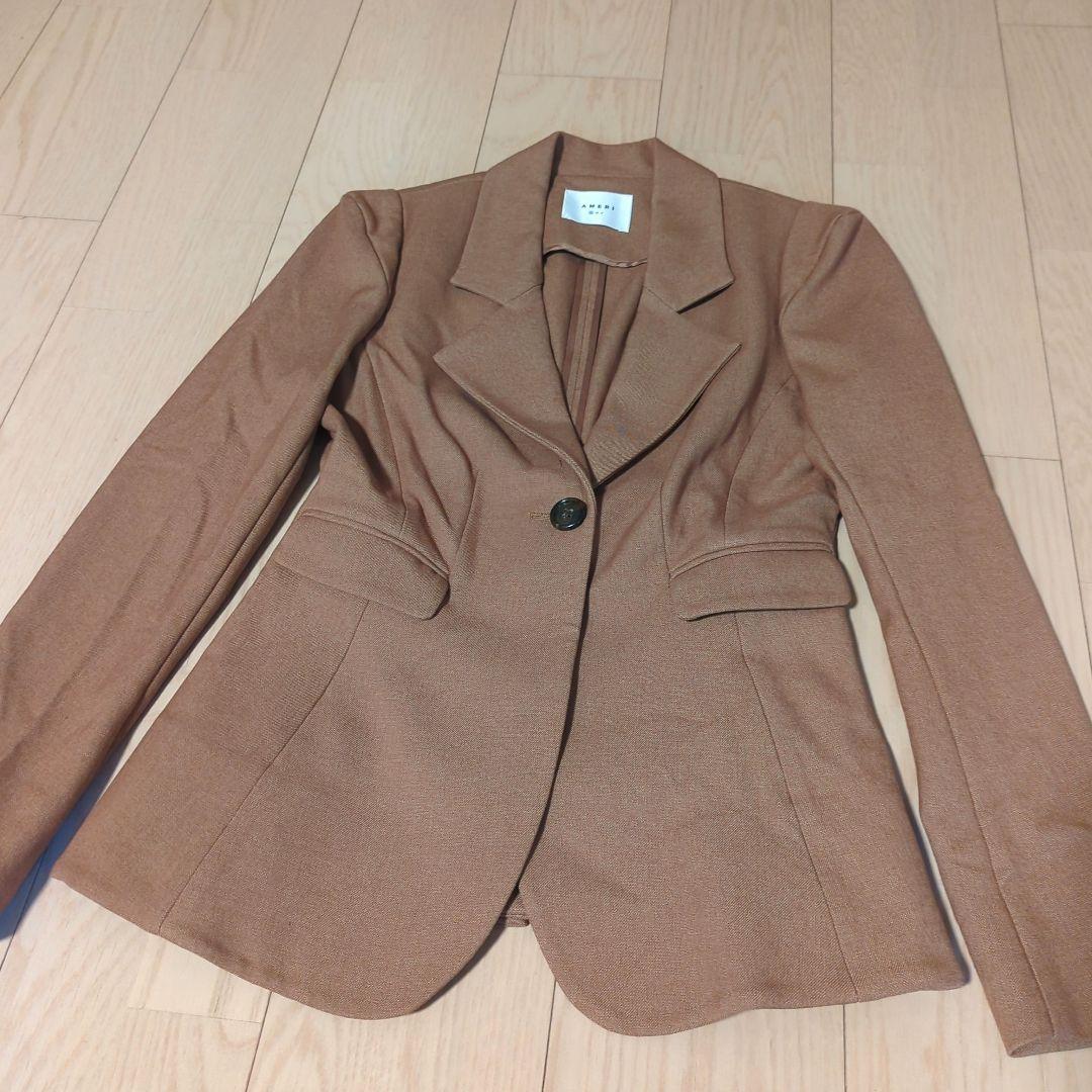 Ameri　WAIST SHAPE FLARE JACKET